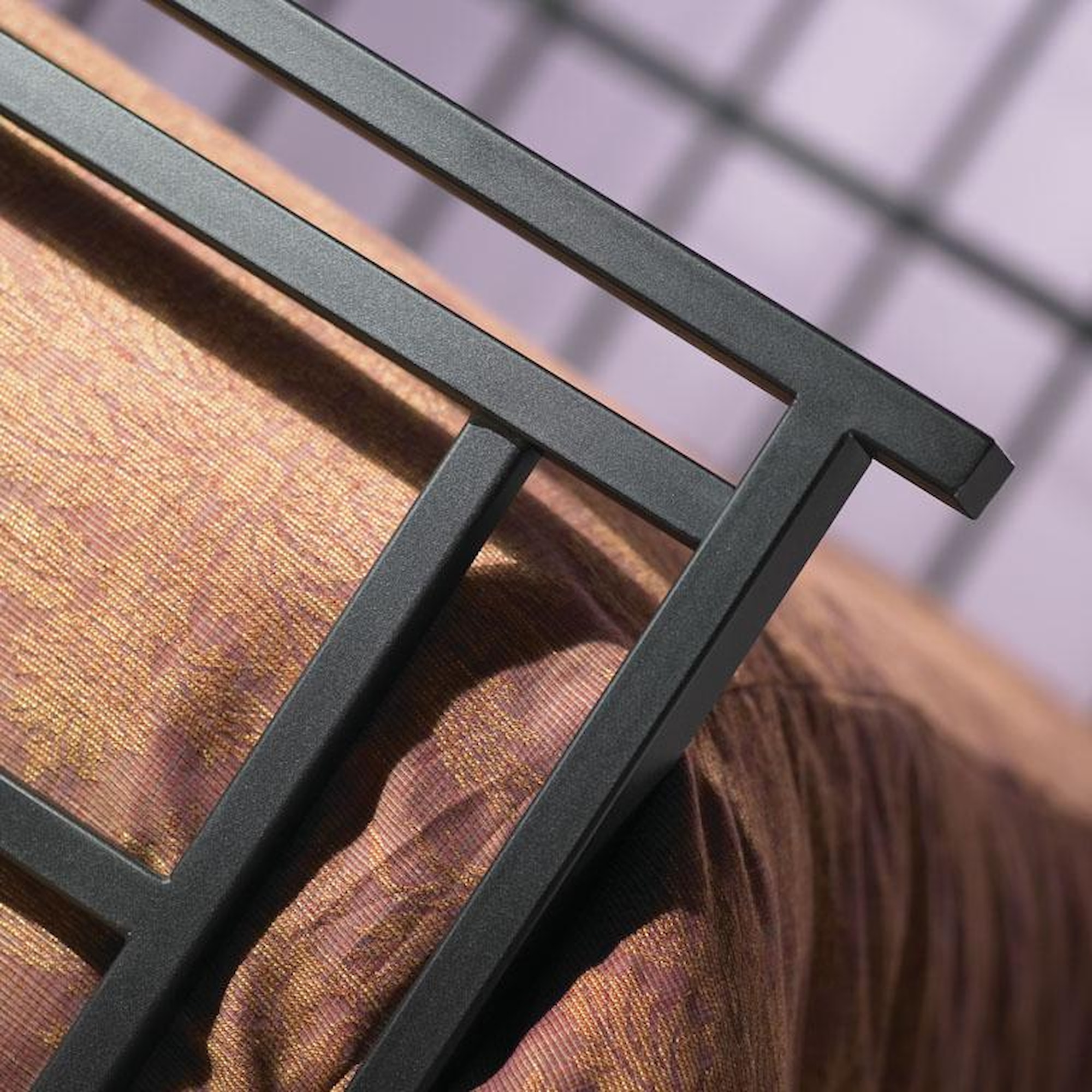 Wesley Allen Iron Beds CB1120K King Complete Aspen Headboard and